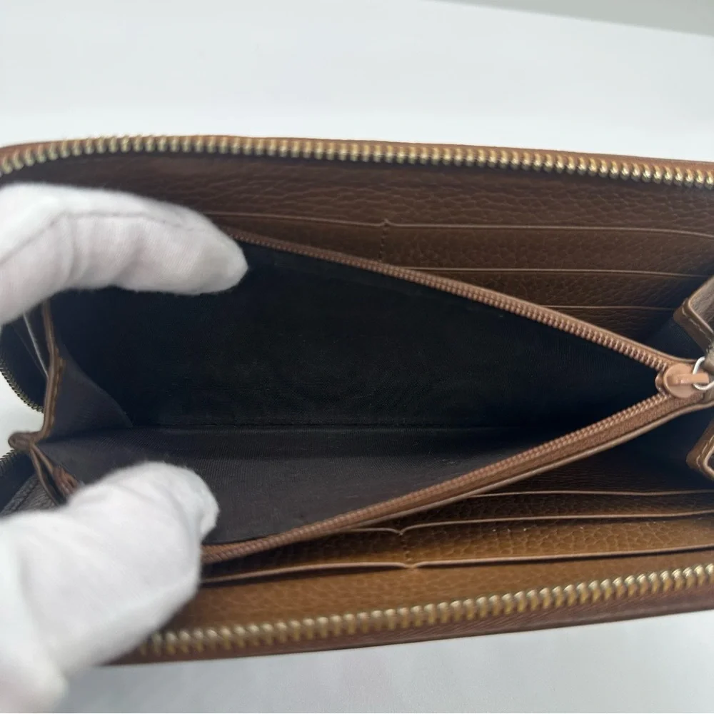 Gucci | Monogram Canvas Margaux Calfskin Leather Lovely Zip Around Wallet - Picture 5 of 12